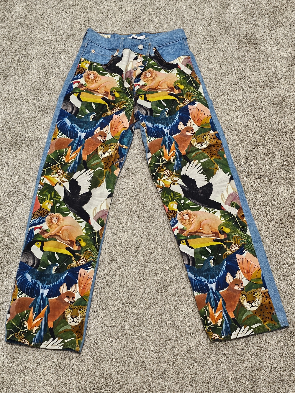 Farm Rio X Levi Safari Denim Pants